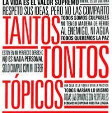 TANTOS TONTOS TOPICOS