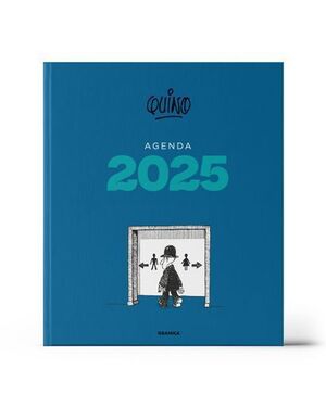 QUINO 2025 AGENDA ENCUADERNADA AZUL